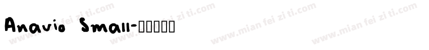 Anavio Small字体转换